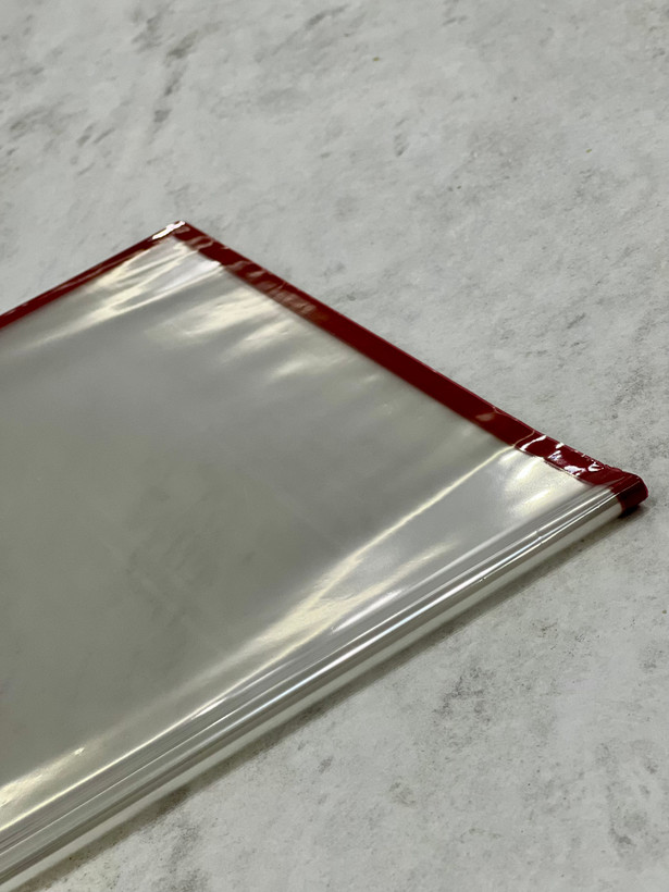 کاغذ ضدآب گل آرایی بسته ۲۰ برگی سلفنی با لبه زرشکی مدل ca-03